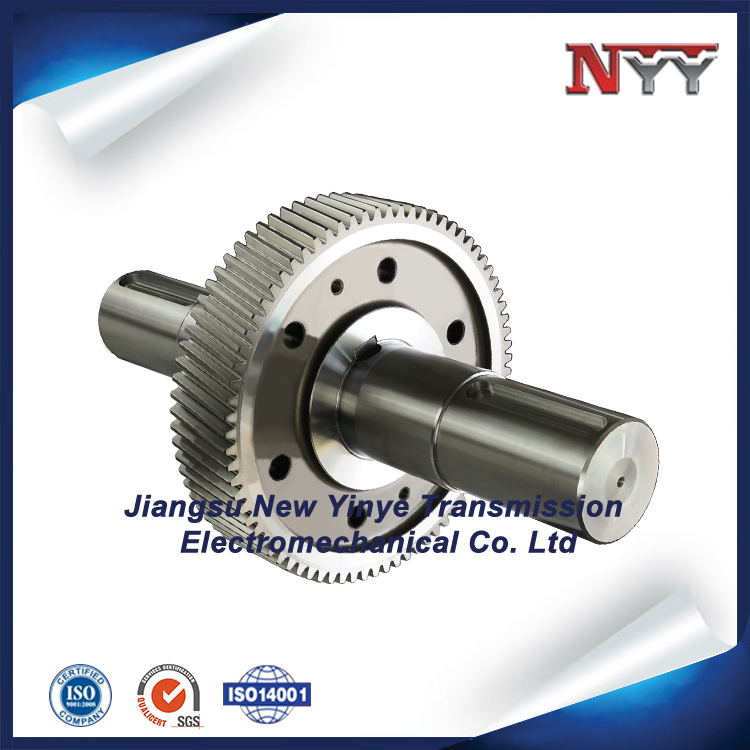 Mining machinery 17CrNiMo6 hardened gear pinion assembly